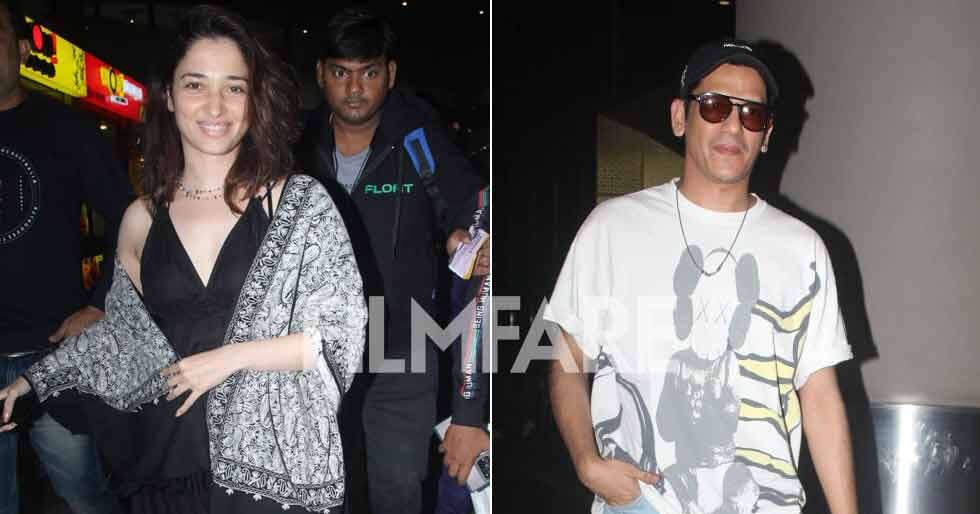 Tamannaah Bhatia and Vijay Varma clicked at the airport | Filmfare.com