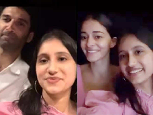 Ananya Panday and Aditya Roy Kapur watch Barbie together on a movie date