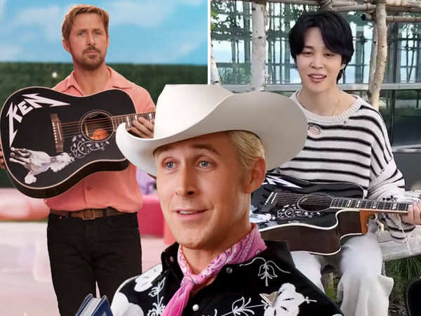 BTS’ Jimin reacts to Ryan Gosling wearing his cowboy look in Barbie. “You rocked it, Ken.”