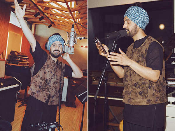 Diljit Dosanjh and Sia pose together in the studio, fans wonder if it is a collaboration