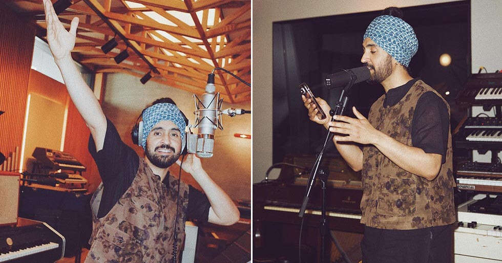 Diljit Dosanjh and Sia pose together in the studio, fans wonder if it ...