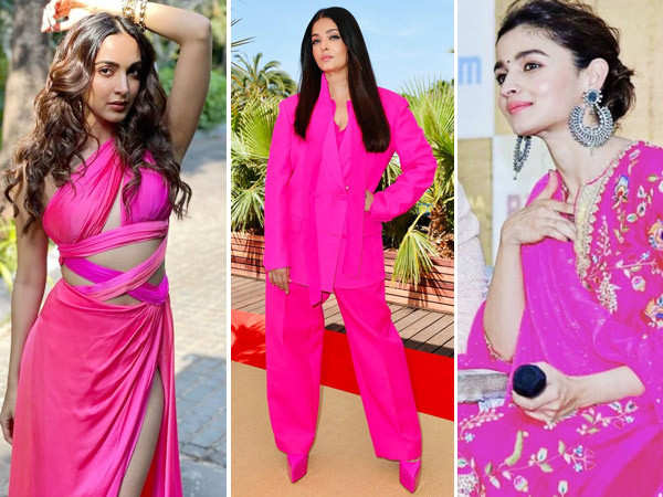 Bollywood Celebrities In Pastel Pink Summer Fashion