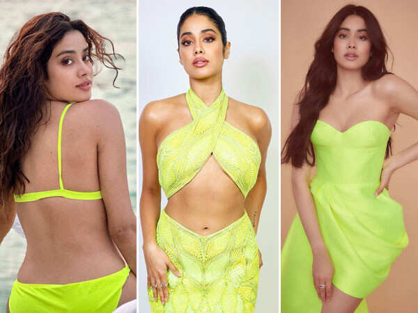 10 times Janhvi Kapoor nailed neon ensembles