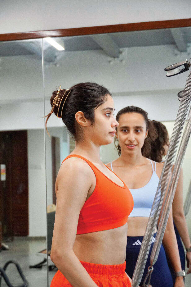 WATCH: Namrata Purohit gives lessons on how to start out with Pilates on a  reformer