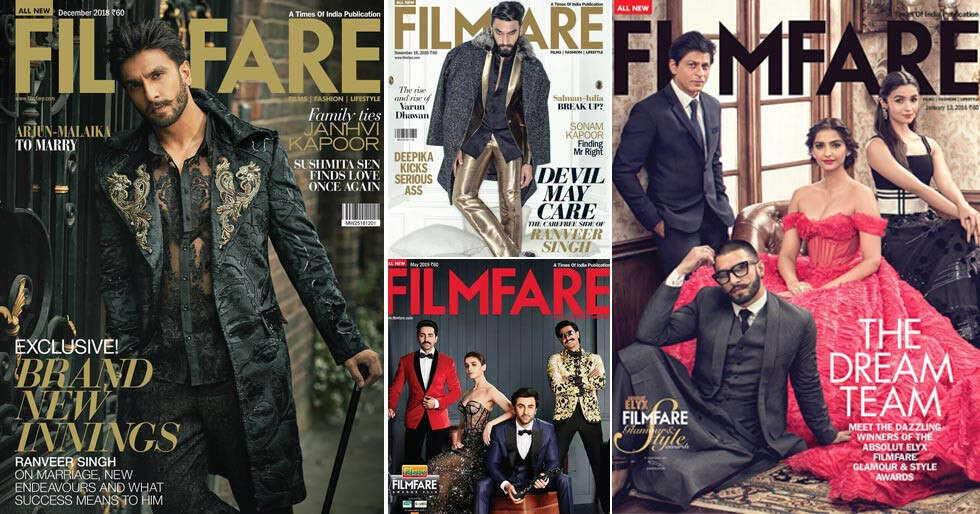 Birthday Special: Here are the best Filmfare covers featuring Ranveer ...