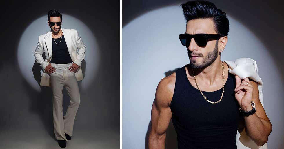 Ranveer Singh looks classy in a white suit for Rocky Aur Rani Kii Prem ...