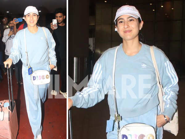 Sara Ali Khan sports casual attire as she gets clicked at the airport