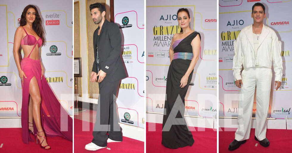 Aditya Roy Kapur and Celebrities Grace the Pink Carpet at the 2023 Ajio Presents Grazia Millennial Awards