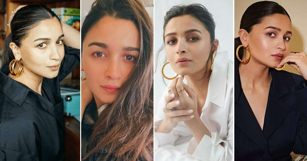 Alia Bhatt proves her love for hoop earrings, see pics