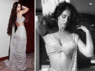 Disha Patani exudes elegance in a stunning silver saree