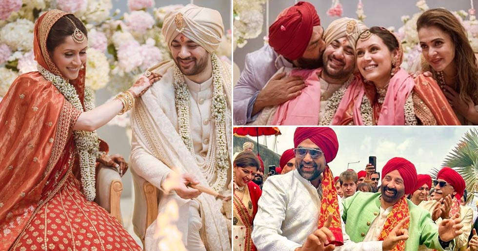 Take a Peek Inside the Wedding of Karan Deol and Drisha Acharya – Witness the Beautiful Moments Through Exclusive Pictures