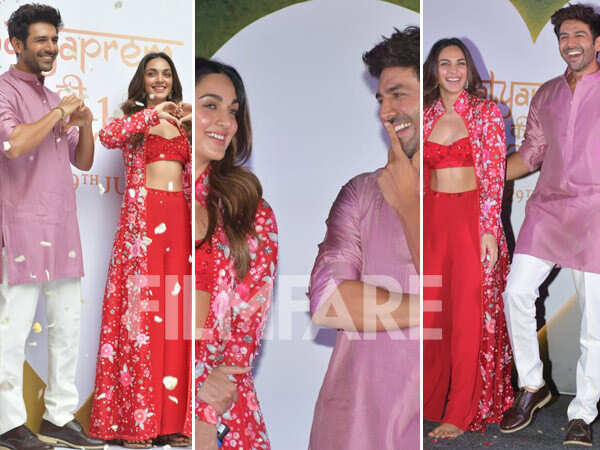 Kartik Aaryan, Kiara Advani shine at the grand launch of Sun Sajni from SatyaPrem Ki Katha