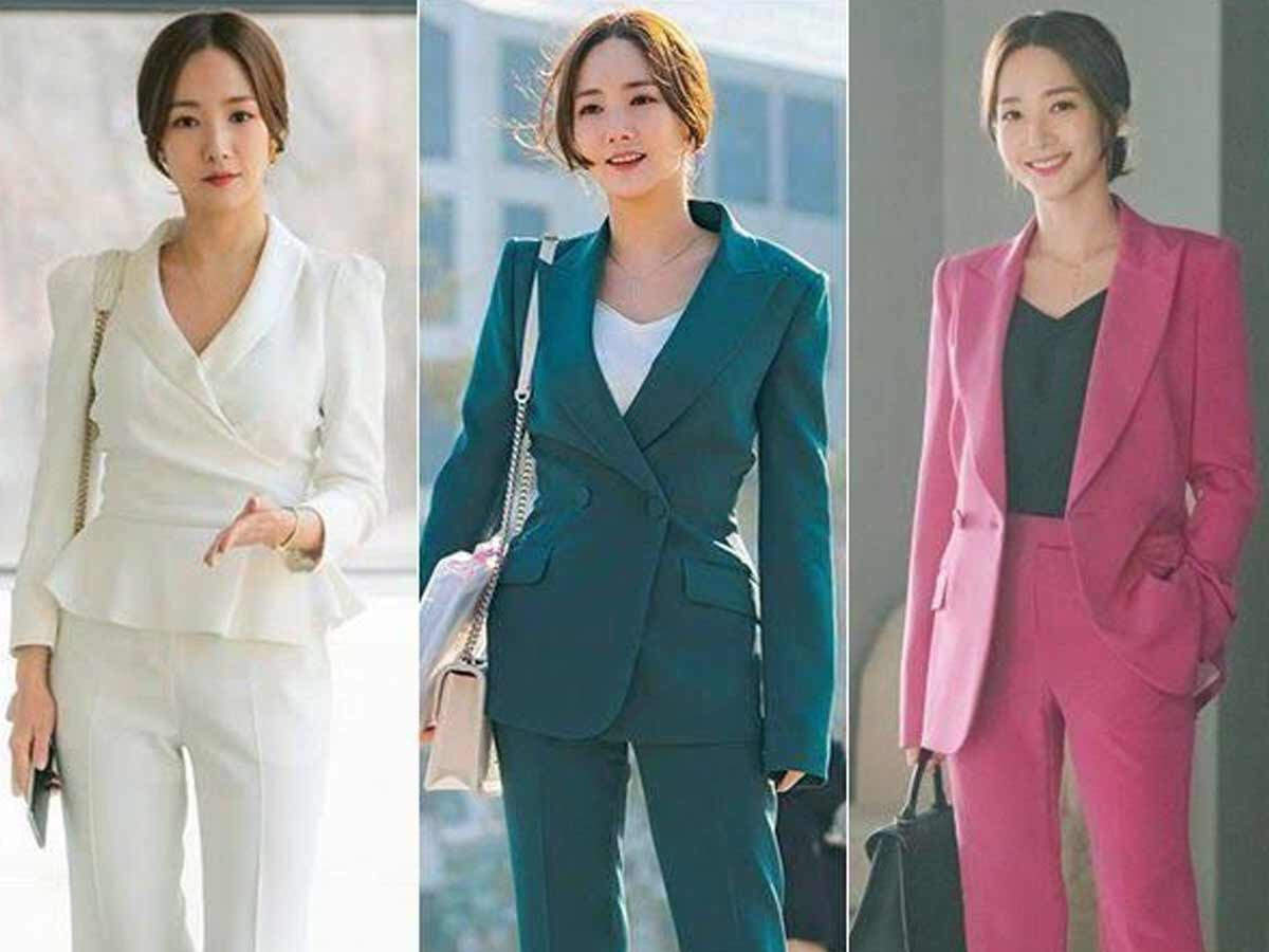 Korean business shop attire female