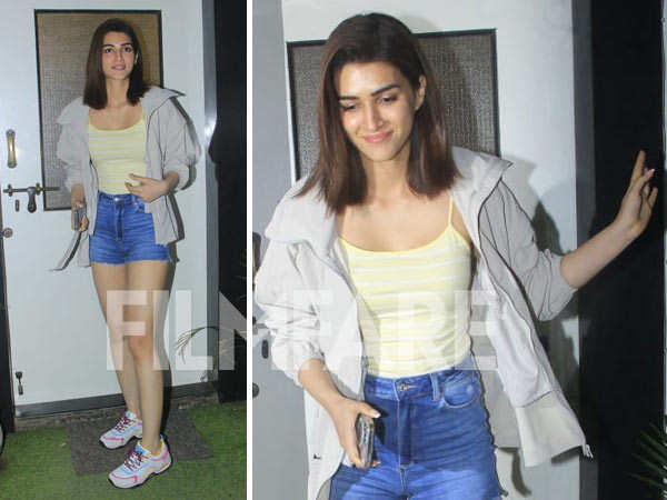 Kriti Sanon turns up in style as she gets clicked in the city