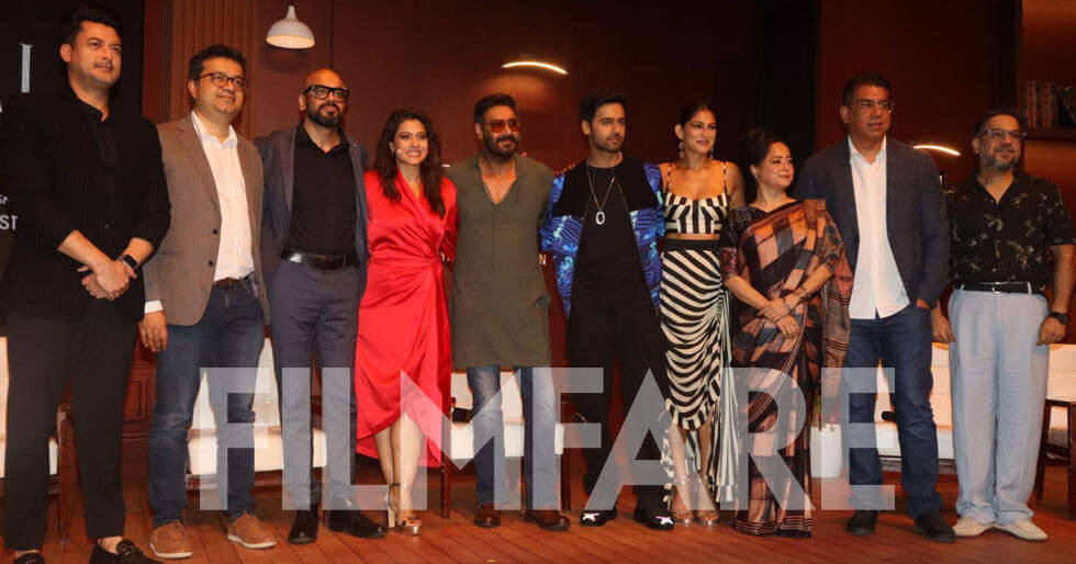 The Trial trailer launch sees Ajay Devgn joining Kajol and the team.