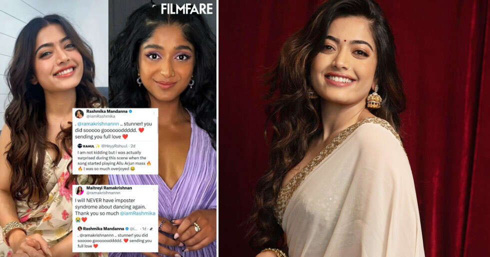 Rashmika Mandanna and Maitreyi Ramakrishnan’s sweet exchange on twitter ...