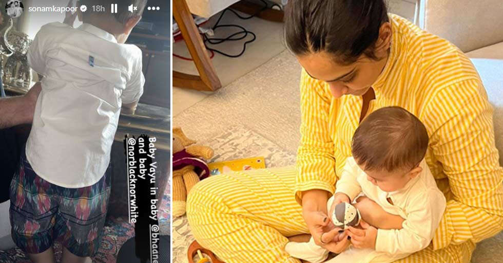 Sonam Kapoor Shares An Adorable Glimpse With Son Vayu In New Pic ...