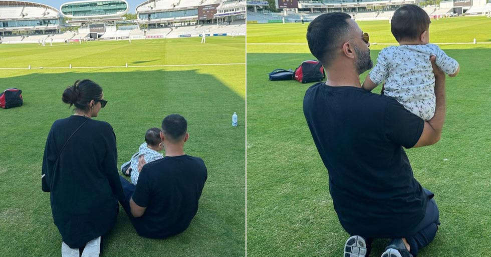 Sonam Kapoor accompanies her son Vayu on a visit to the legendary Lord’s Cricket Ground