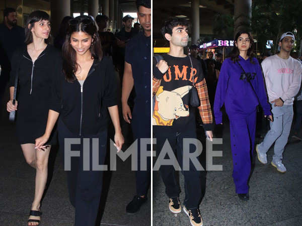 The Archies: Suhana Khan, Khushi Kapoor and others return from Brazil