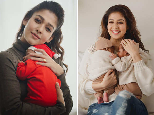 Vignesh Shivan shares new pictures of Nayanthara with their sons on their first wedding anniversary