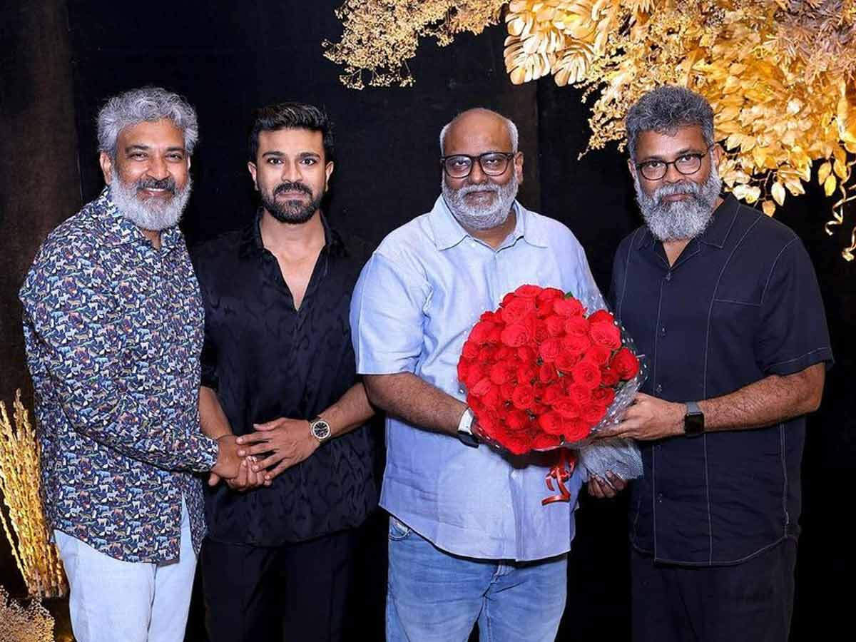 Chiranjeevi Ram Charan SS Rajamouli Oscars MM Keeravani