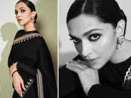 Deepika Padukone looks stunning donning a black saree
