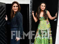 Rani Mukerji, Kareena Kapoor Khan were all smiles as they were seen together at a set of a talk show