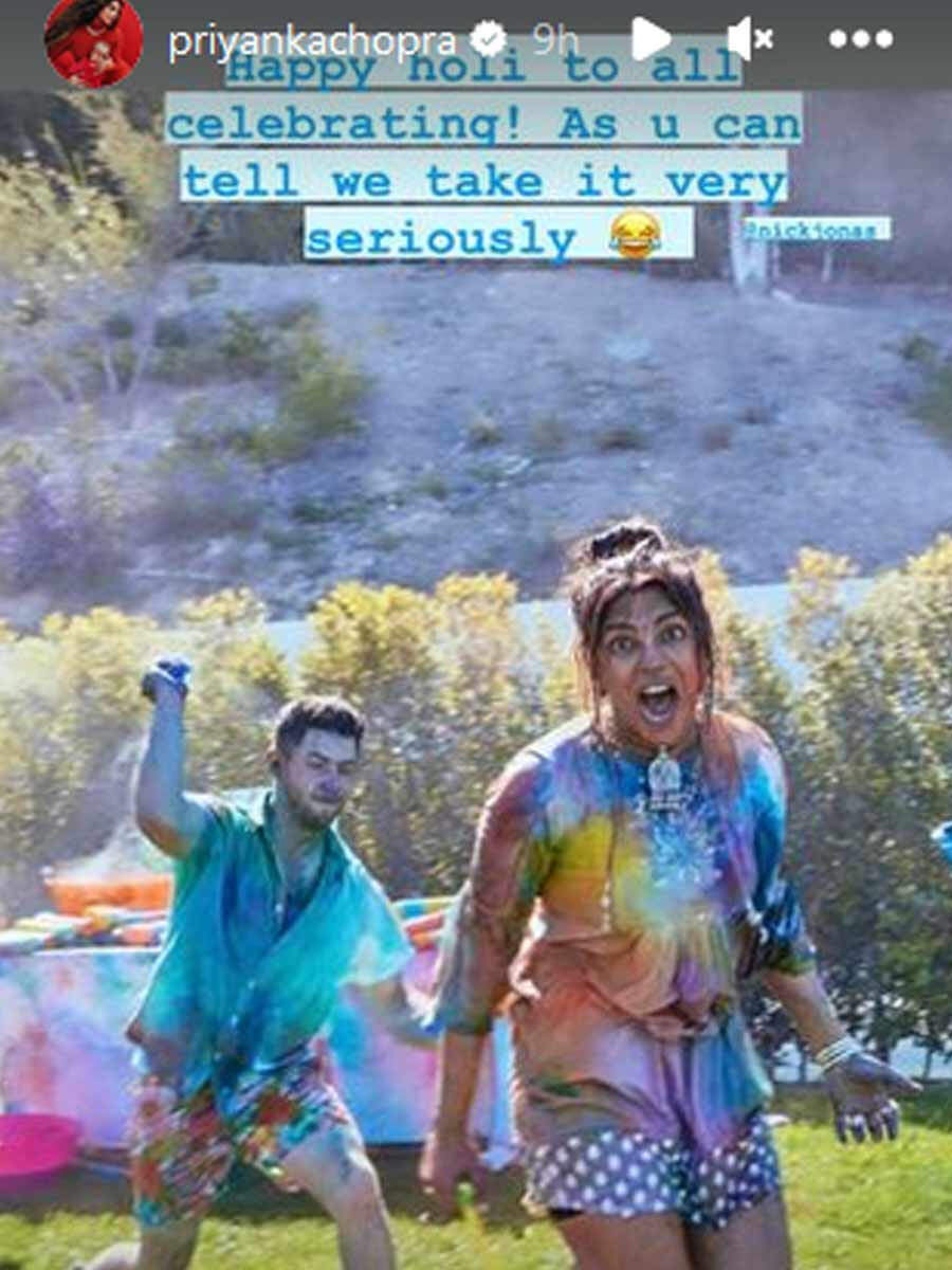 Priyanka Chopra Jonas Nick Jonas Preity Zinta Holi 