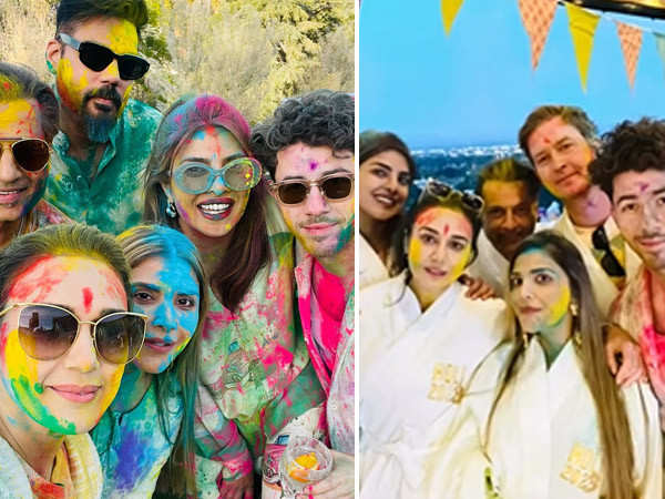 Priyanka Chopra Jonas-Nick Jonas celebrated Holi with Preity Zinta and her husband Gene Goodenough