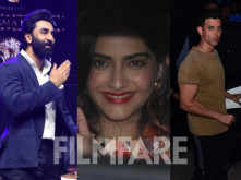 Sonam Kapoor Ahuja, Ranbir Kapoor, and others clicked out and about in the city last evening