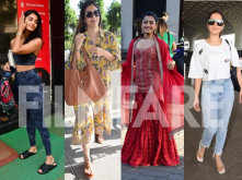 Pooja Hegde, Tabu, Rashmika Mandanna, and others clicked in the city