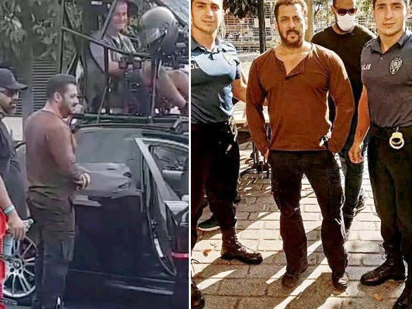 Salman Khan's unseen photos from the sets of Tiger 3 go viral