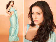 Shraddha Kapoor raises temperatures in a sky-blue saree. See pics: