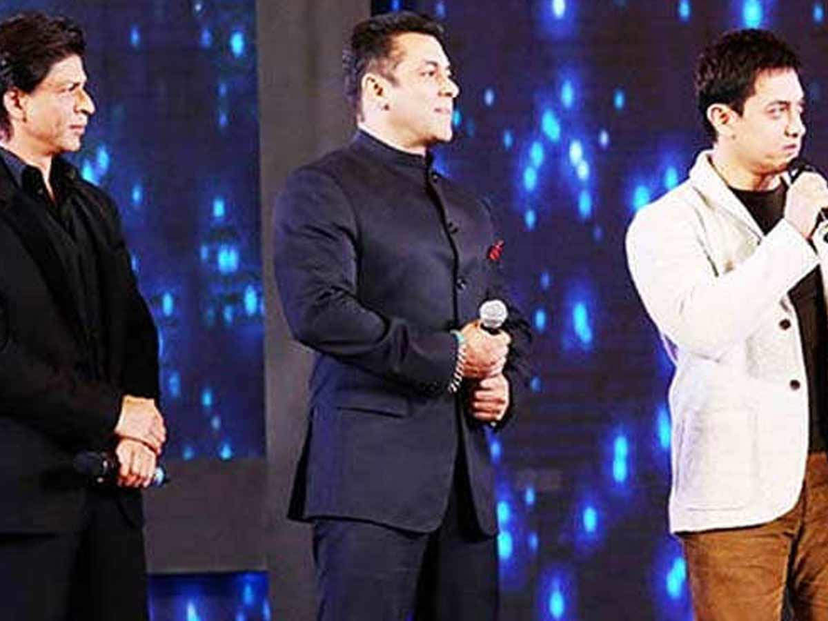 Aamir Khan, Salman Khan, and Shah Rukh Khan