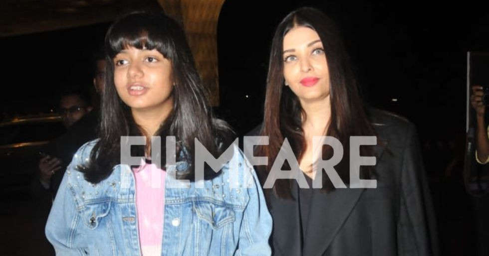 Aishwarya Rai Bachchan and Aaradhya Bachchan get clicked at airport as she leaves for Cannes 2023