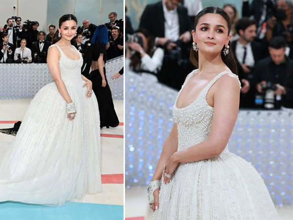 Alia Bhatt makes her Met Gala 2023 debut in a dreamy gown: A girl can never have too many pearls