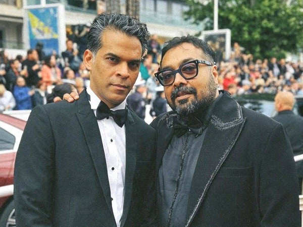 Anurag Kashyap and Vikramaditya Motwane engage in amusing banter at the Cannes Red Carpet
