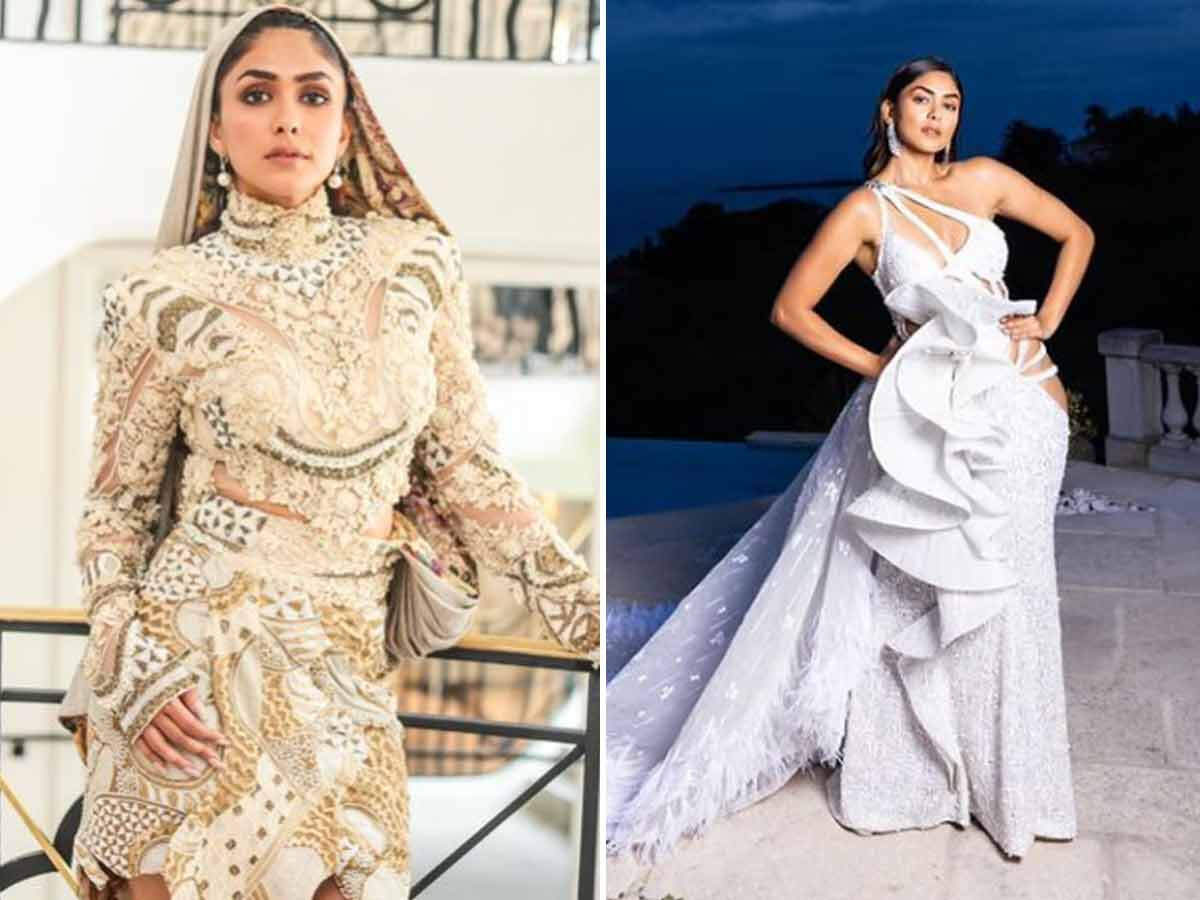 Cannes Fashion: Mrunal Thakur