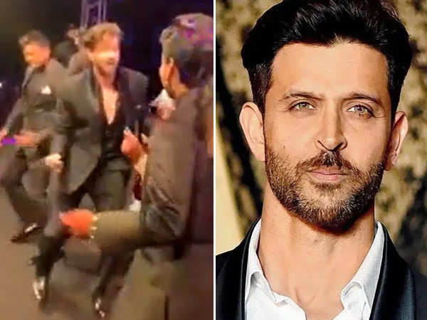 Hrithik Roshan grooves on Bang Bang and Ghungroo at a wedding with the bride and groom