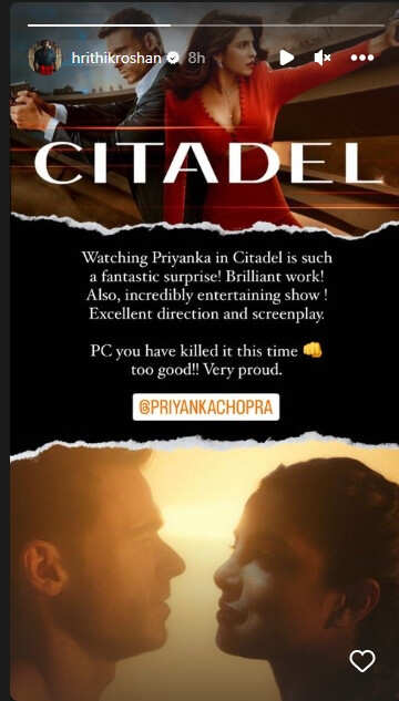 Hrithik Roshan Priyanka Chopra Jonas Citadel