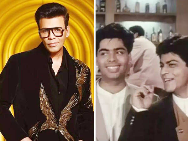 Karan Johar reportedly started as a costume designer in Shah Rukh Khan's DDLJ