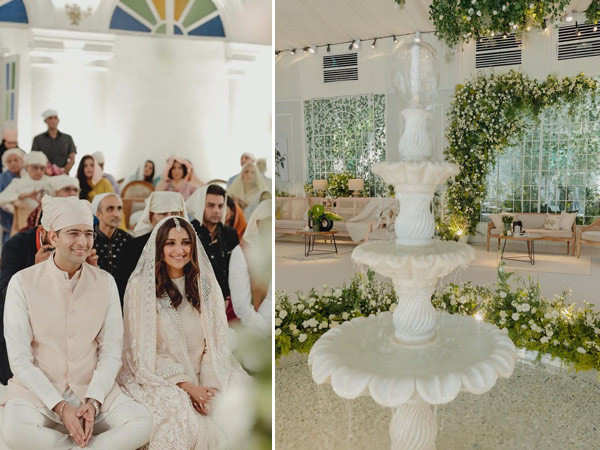 Here’s a closer look at the dreamy decor at Parineeti Chopra and Raghav Chadha’s engagement ceremony
