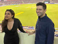 Parineeti Chopra and Raghav Chadha were seen twinning in black at the IPL match