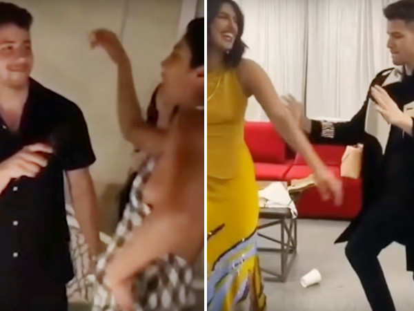 Nick Jonas shakes a leg to a Bollywood number with Priyanka Chopra Jonas; watch here