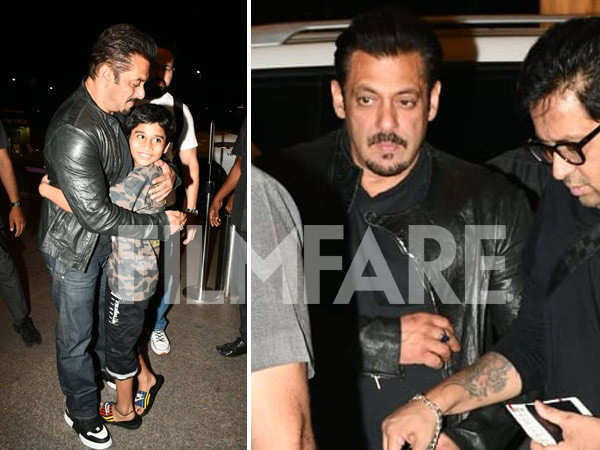 Salman Khan wins hearts with his latest appearance at the airport. See pics: