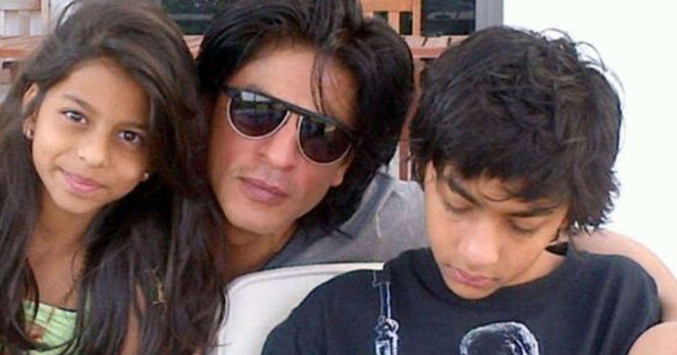 Watch: Shah Rukh Khan plays with young Aryan Khan and Suhana Khan in this throwback viral video