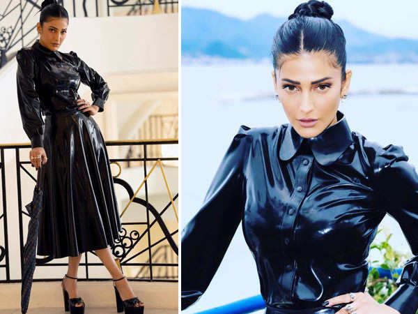Cannes 2023: Shruti Haasan makes a statement in leather at the film festival