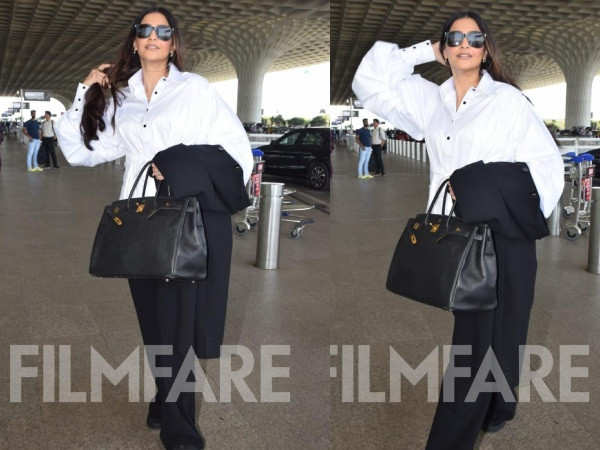 Sonam Kapoor clicked at the airport today