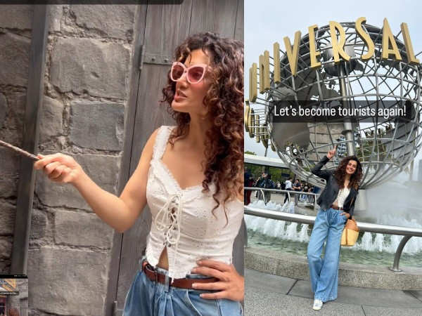 Taapsee Pannu delves into the Wizarding World of Harry Potter at LA