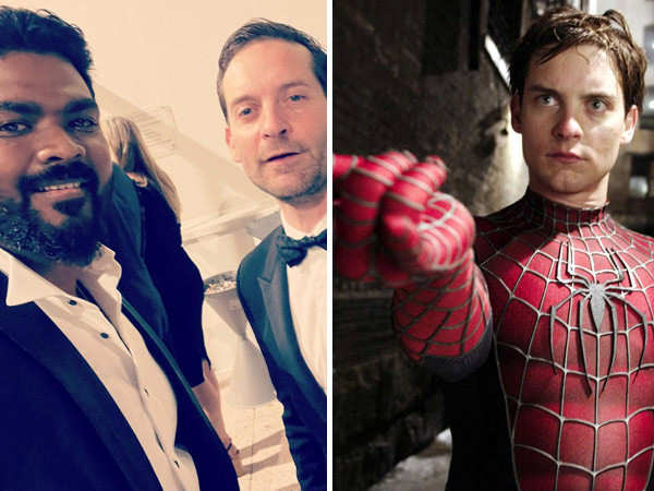 Cannes 2023: Vignesh Shivan meets friendly neighbourhood Spider-Man Tobey Maguire